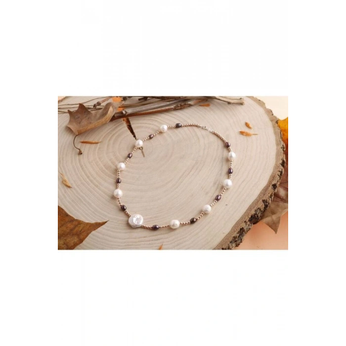 Gün Işığı, Hematit Aksesuar İnci Kolye