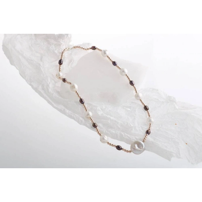 Gün Işığı, Hematit Aksesuar İnci Kolye