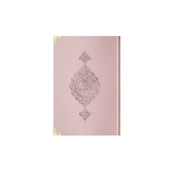 Hafız Boy Kadife Kuranı Kerim Pembe