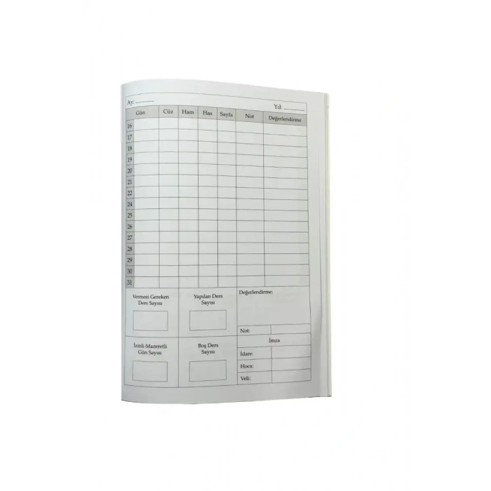 Hafızlık Not Defteri