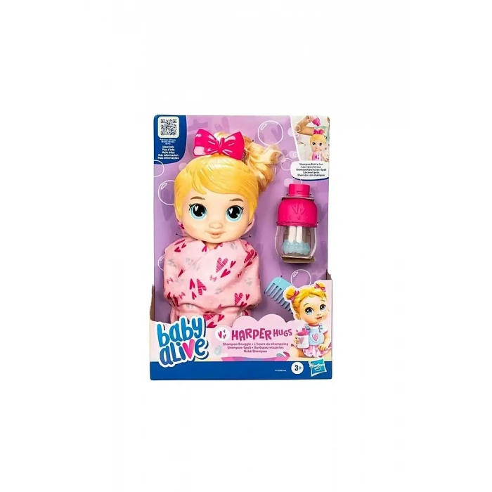 Hasbro Baby Alive Bebeğimle Şampuan Eğlencesi Sarışın
