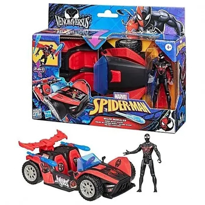 Hasbro Spiderman Venom Versus Miles Morales Arabası