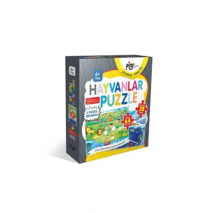 Hayvanlar Puzzle 2 Puzzle Bir Arada