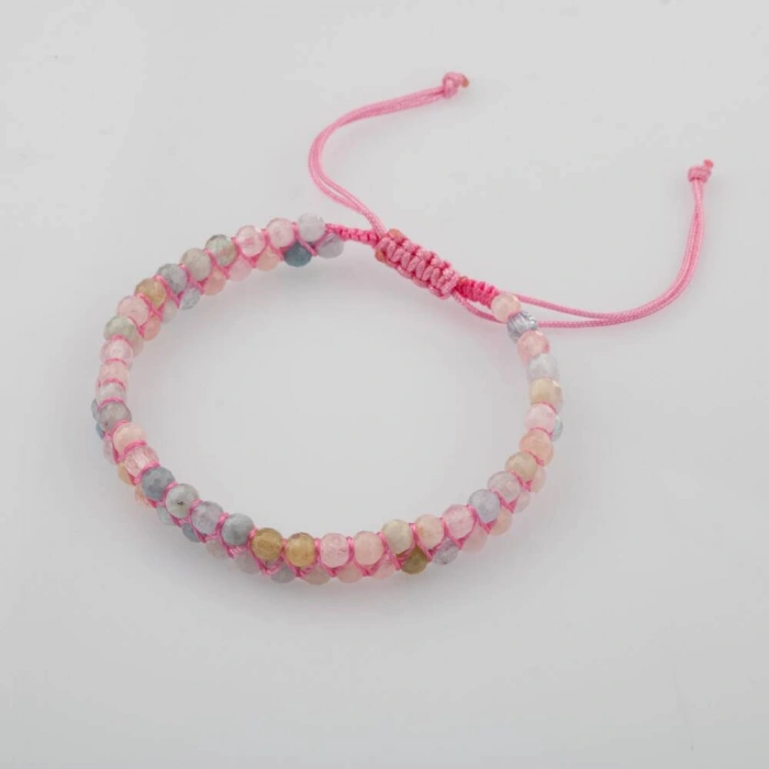 Helidor 3-4mm Çift Sıra Doğal Taş Bileklik