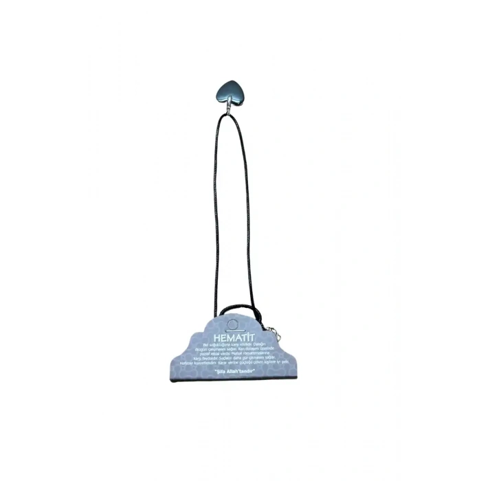 Hematit Doğal Taş Kolye