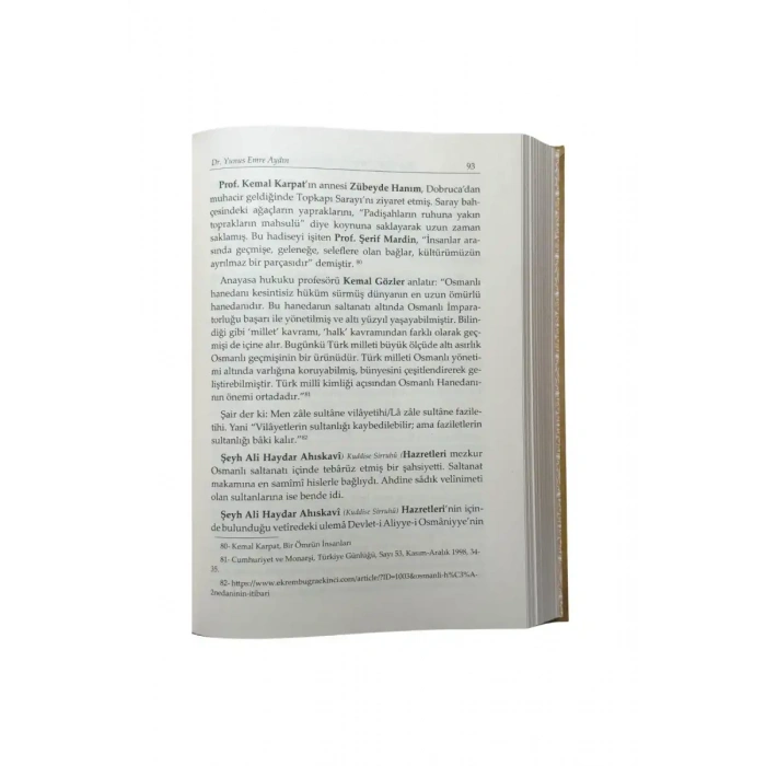 Heybetli Bir Osmanlı Allamesi Ali Haydar Efendi Hz. 1. Cilt - Ciltli