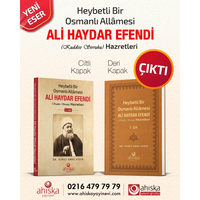 Heybetli Bir Osmanlı Allamesi Ali Haydar Efendi Hz. 1. Cilt - Deri