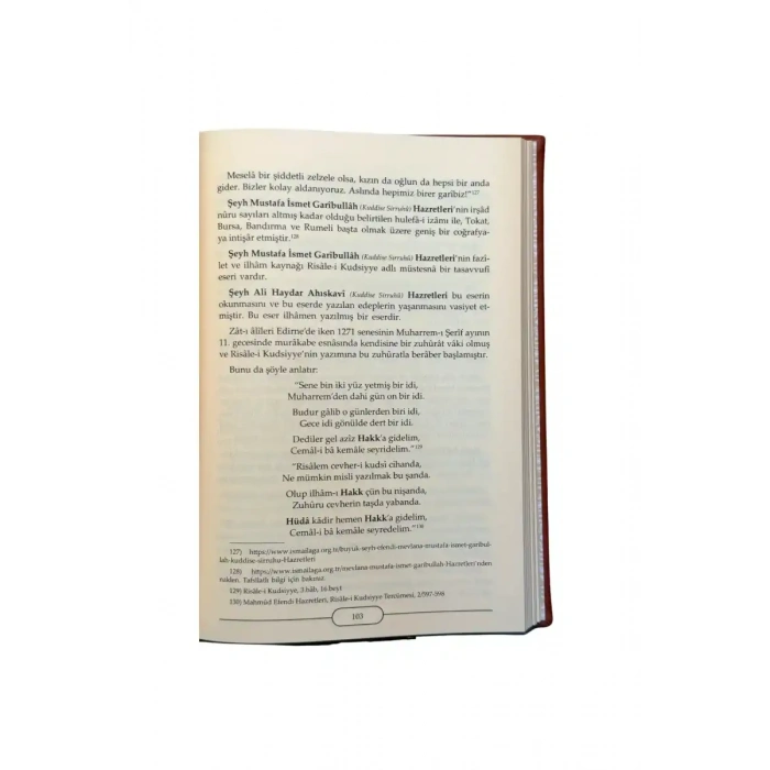 Heybetli Bir Osmanlı Allamesi Ali Haydar Efendi Hz. 1. Cilt - Deri