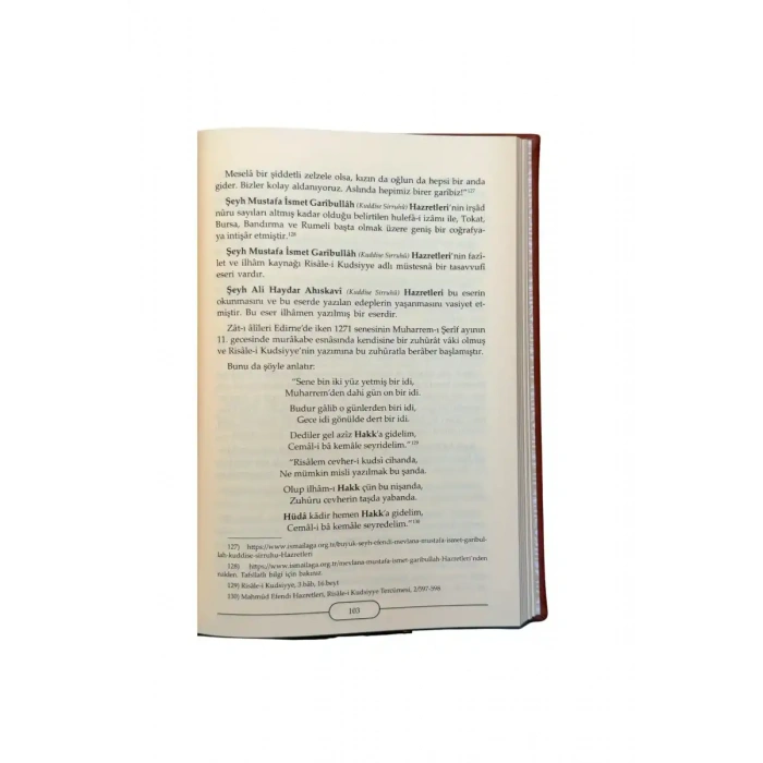 Heybetli Bir Osmanlı Allamesi Ali Haydar Efendi Hz. 1. Cilt - Deri