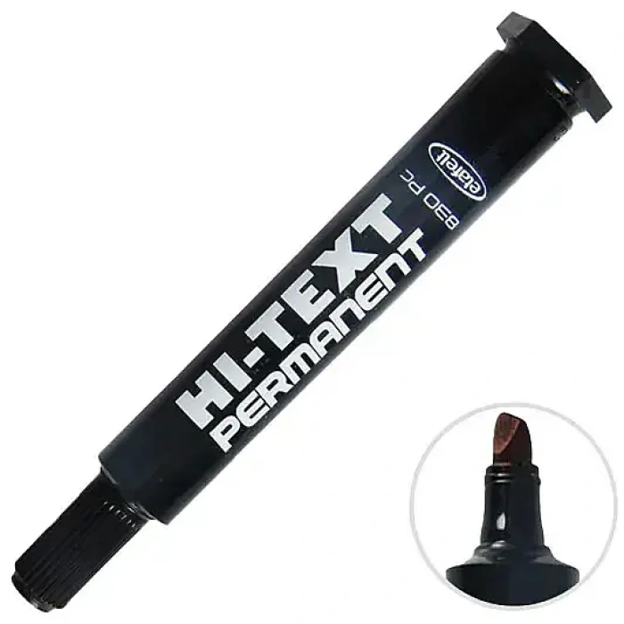 Hi-Text Marker Kesik Uç Siyah