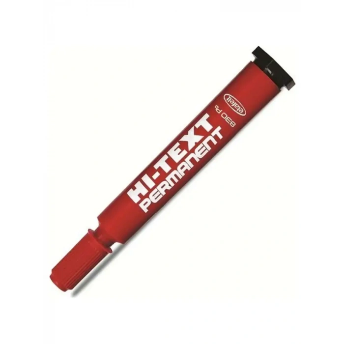 Hi-Text Marker Yuvarlak Uç Kırmızı
