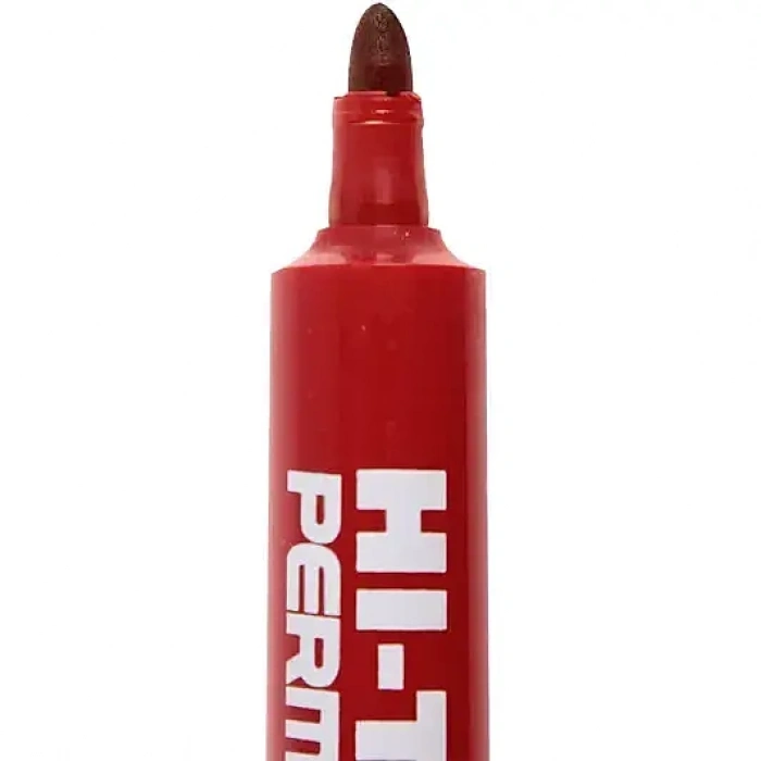 Hi-Text Marker Yuvarlak Uç Kırmızı