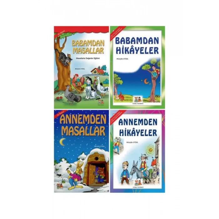 Hikayeler ve Masallarla Değerler Eğitimi 4 Kitap Set