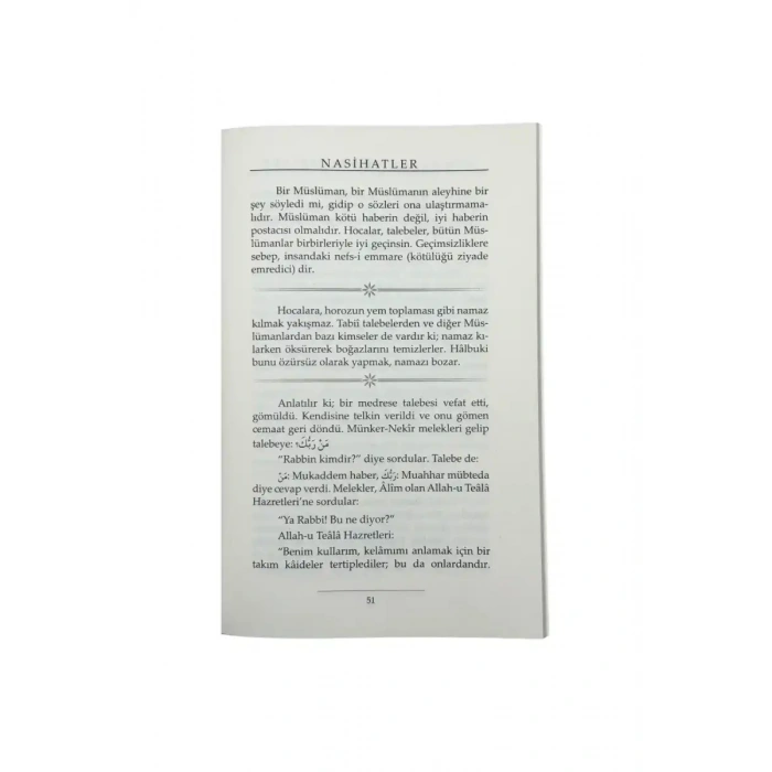 Hocalara Ve Talebelere Nasihatler