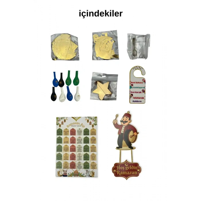 Hoş geldin Ramazan-ı Şerif Seti Led Işıklı