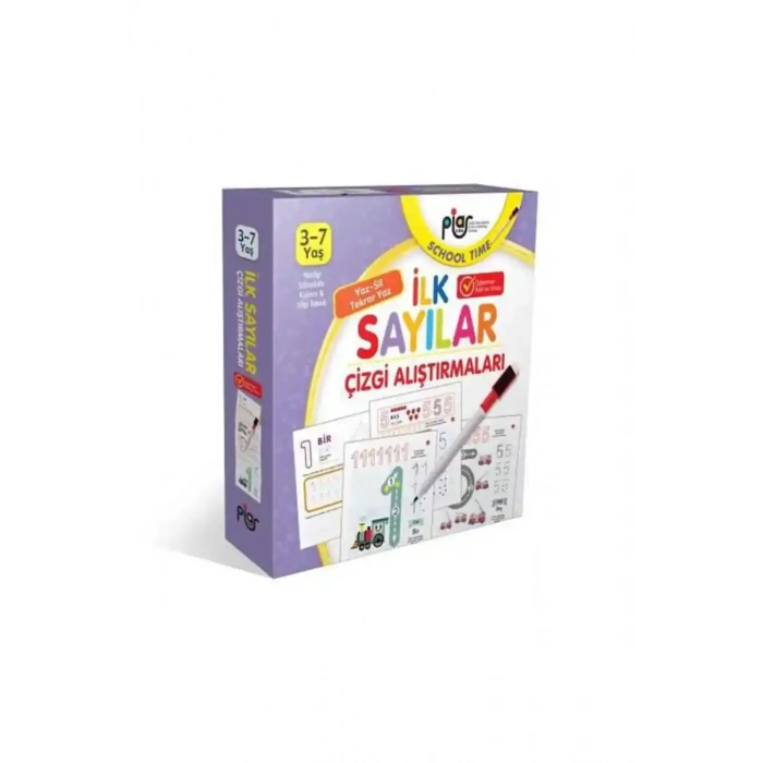 İlk Sayılar Çizgi Alıştırmaları