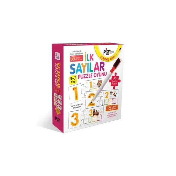 İlk Sayılar Eşleştirme - İlişkilendirme ve Puzzle Oyunu