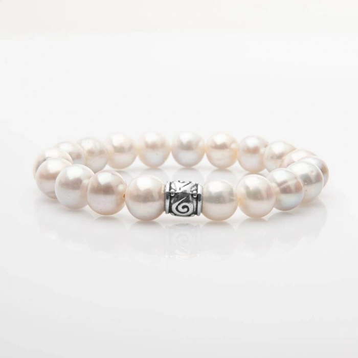 İnci 10mm Doğal Taş Bileklik