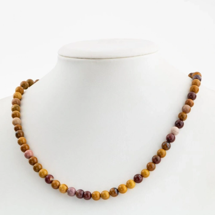 Jasper 6 mm Dizi Doğal Taş Kolye