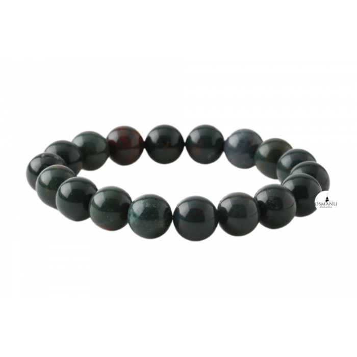 Kan Taşı 10mm Doğal Taş Bileklik