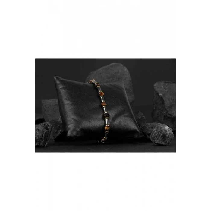 Kaplan Gözü Hematit Doğal Taş Bileklik