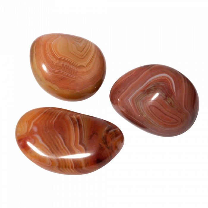 Karnelyan Akik Doğal Taş Tımbıl El Taşı