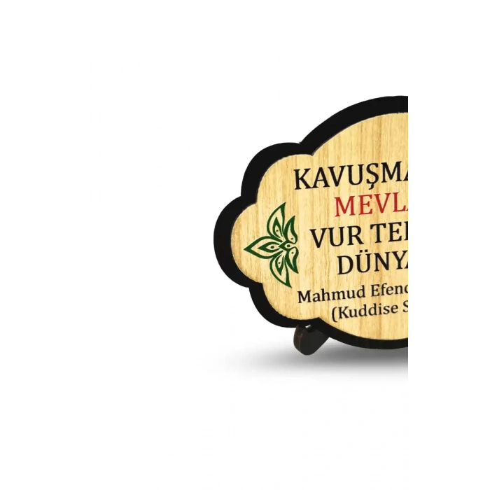 Kavuşmak İçin Mevlaya Ahşap Magnet
