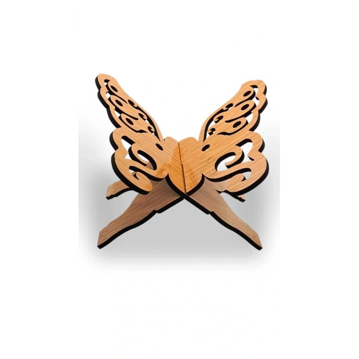 Kelebek Motifli Ahşap Rahle