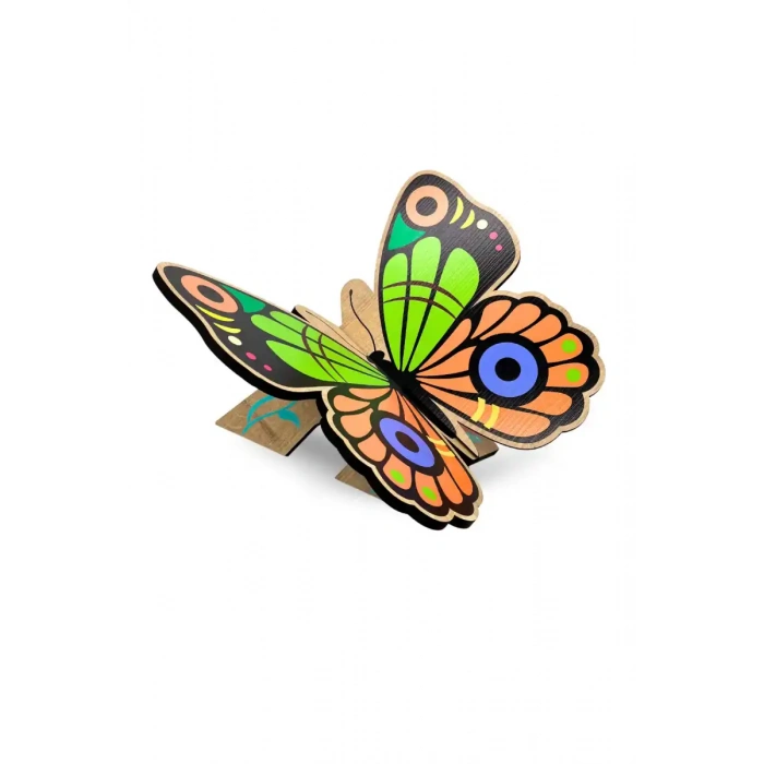 Kelebek Motifli Masaüstü Rahle