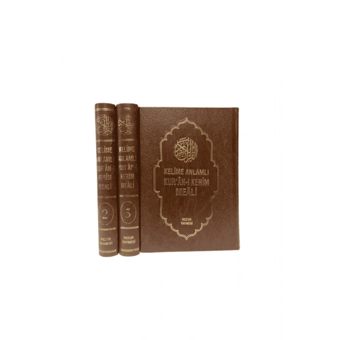 Kelime Anlamlı Kuranı Kerim Meali 3 Cilt