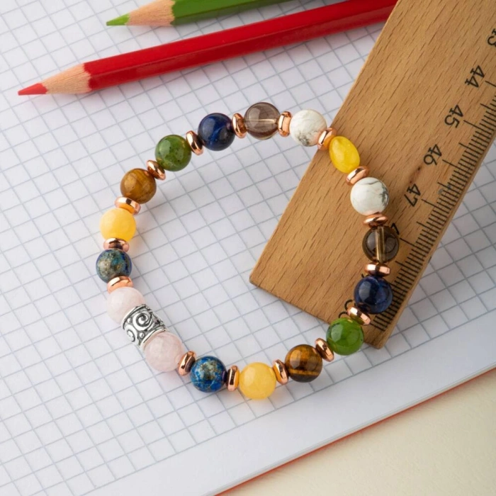 Kız Öğrenci Doğal Taş Bileklik