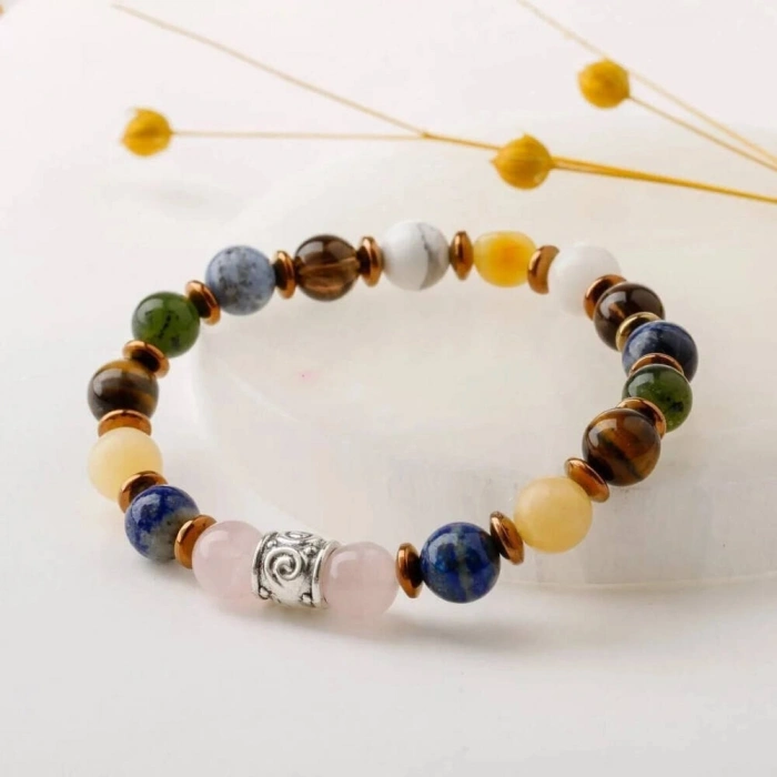 Kız Öğrenci Doğal Taş Bileklik