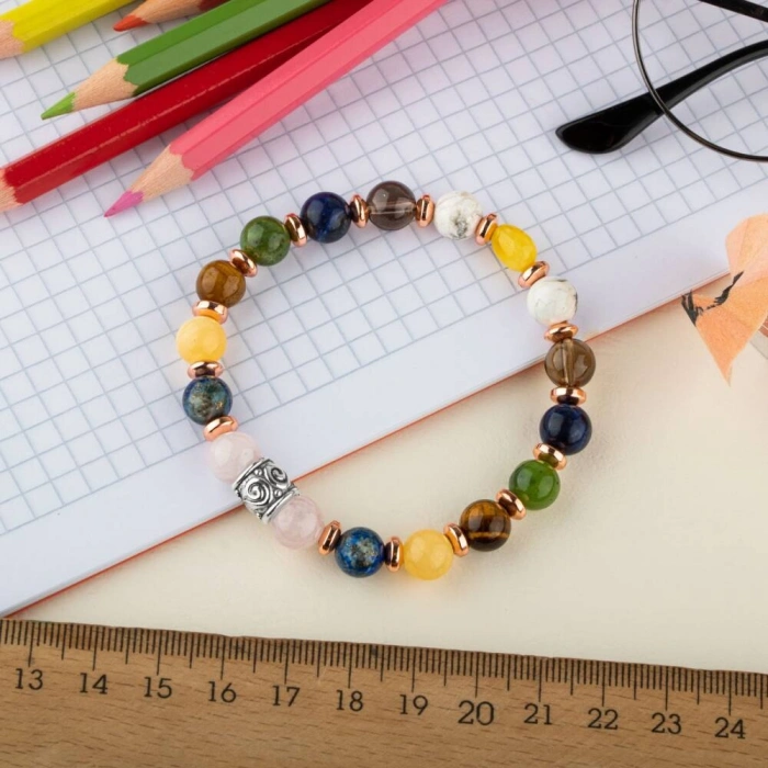 Kız Öğrenci Doğal Taş Bileklik