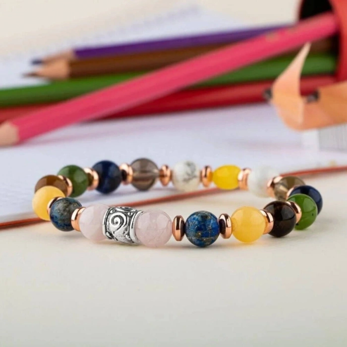 Kız Öğrenci Doğal Taş Bileklik