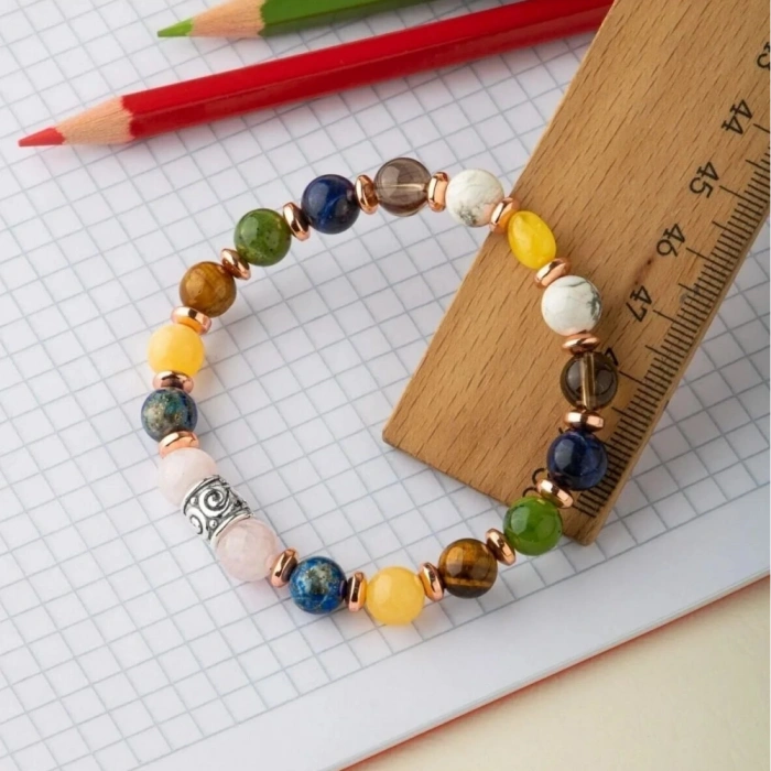 Kız Öğrenci Doğal Taş Bileklik