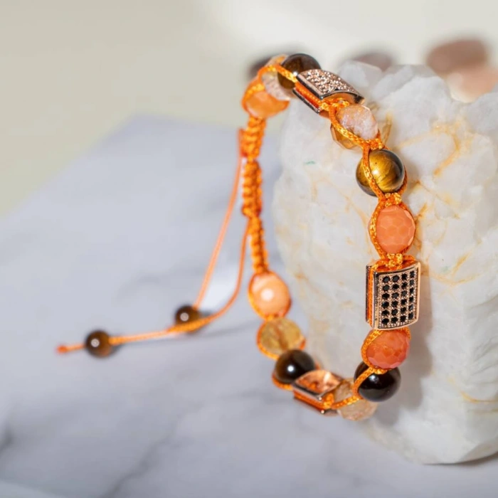 Koşulsuz Aşk Doğal Taş Zirkon Bileklik