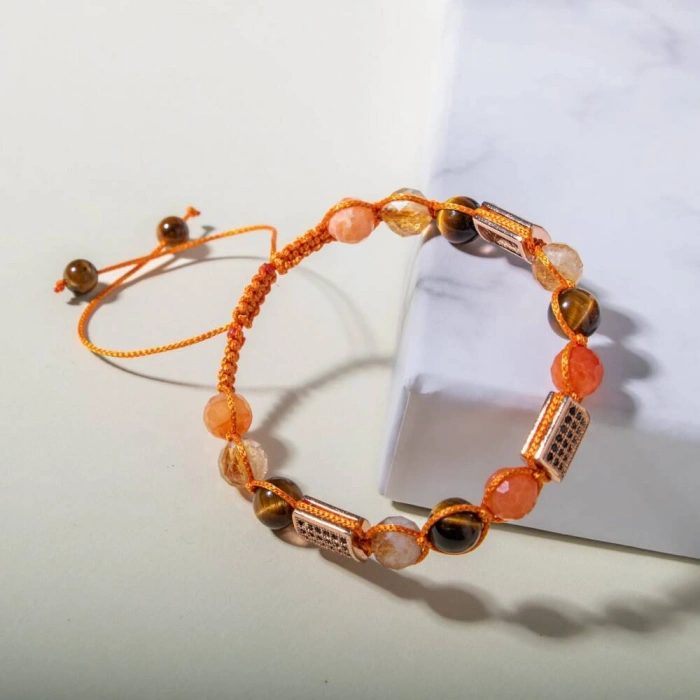 Koşulsuz Aşk Doğal Taş Zirkon Bileklik