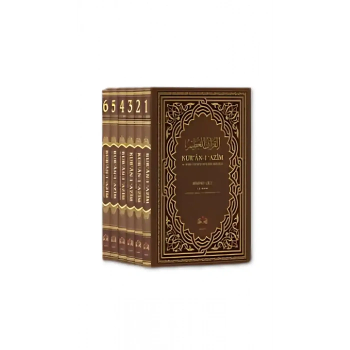 Kuranı Azim ve Soru Edatlı Kelime Manası 6 Cilt Takım