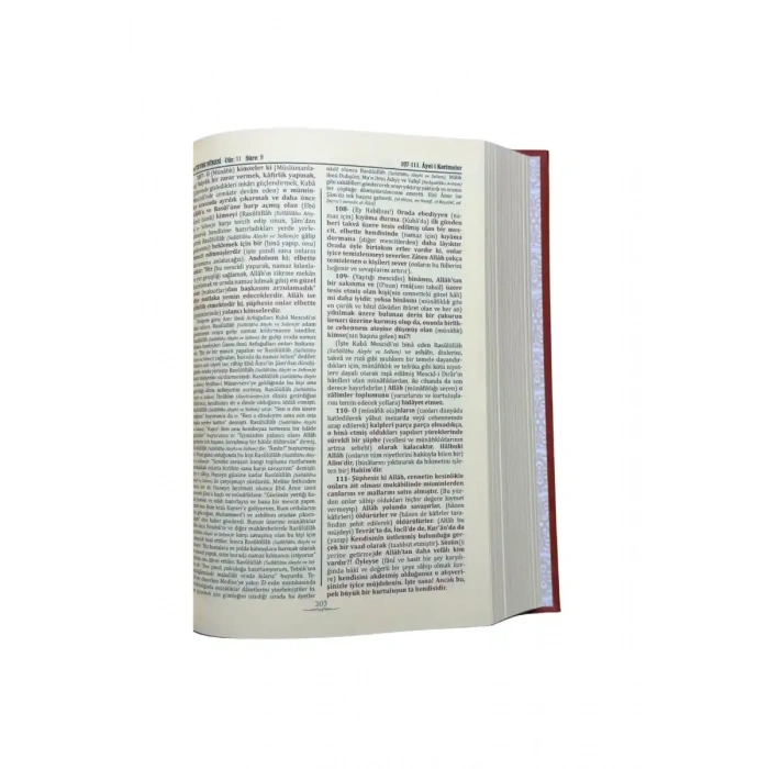 Kuranı Mecid Hafız Boy Sadece Meal