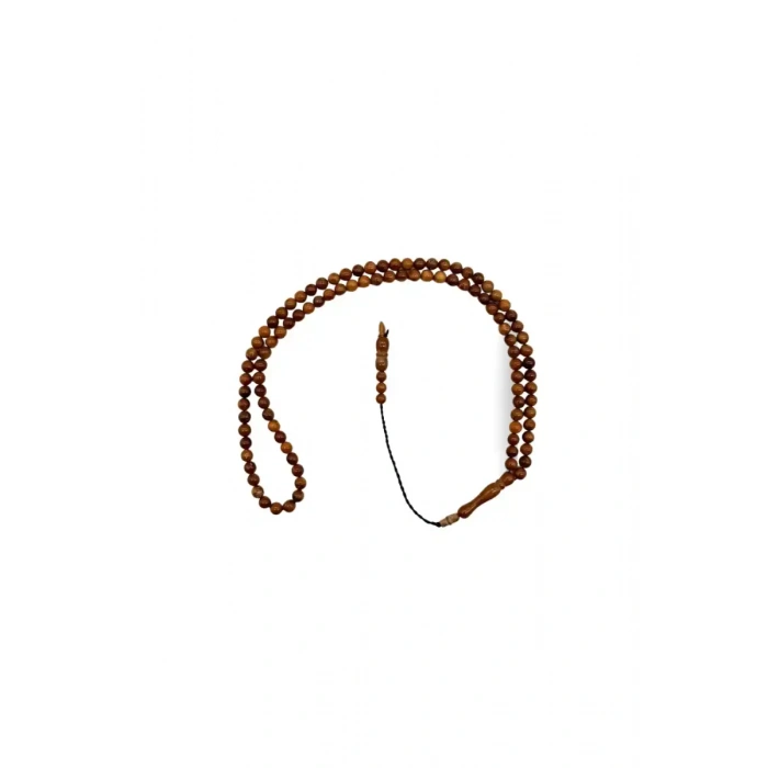 Küre Kesim 100 Luk Kuka Tesbih 5 mm - Açık Kahve