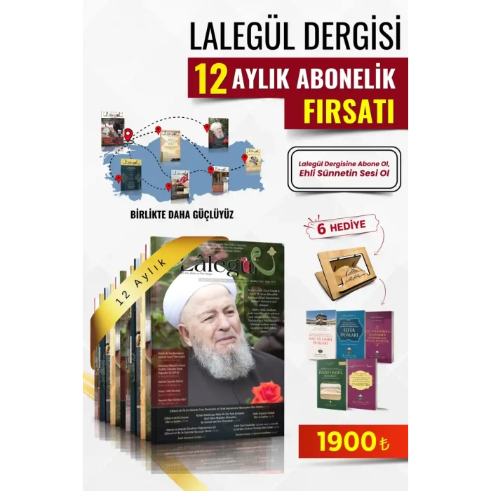 Lalegül Dergisi 12 Aylık Abonelik Paketi