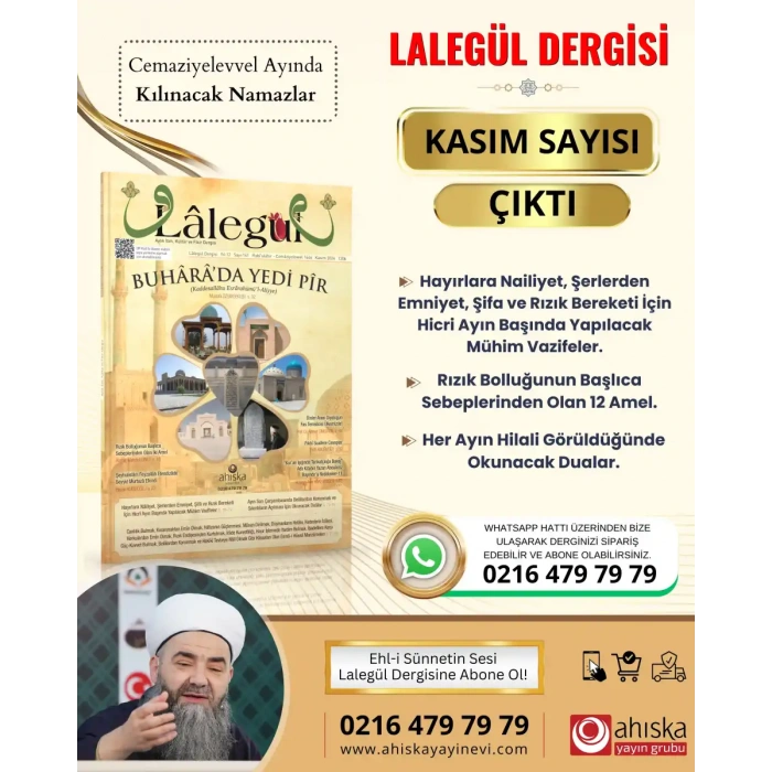 Lalegül Dergisi 141. Sayı Kasım 2024