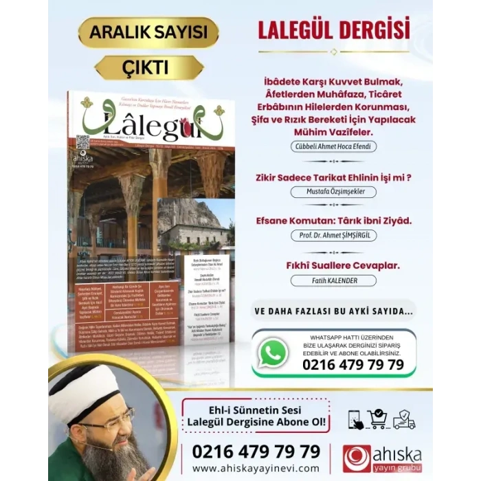 Lalegül Dergisi 142. Sayı Aralık 2024