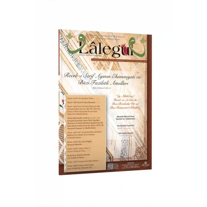 Lalegül Dergisi 154. Sayı Aralık 2025