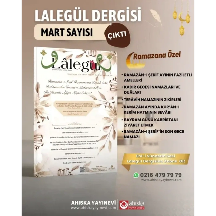 Lalegül Dergisi 157. Sayı Mart 2026