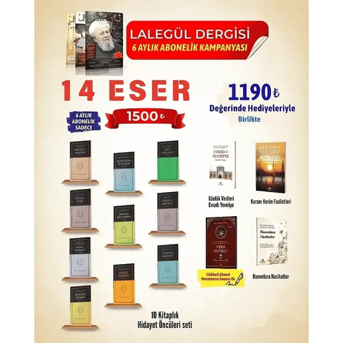 Lalegül Dergisi 6 Aylık Abonelik Paketi