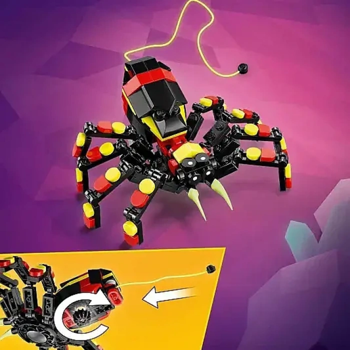Lego Creator 3 ü 1 Arada Vahşi Hayvanlar Şaşırtıcı Örümcek 31159
