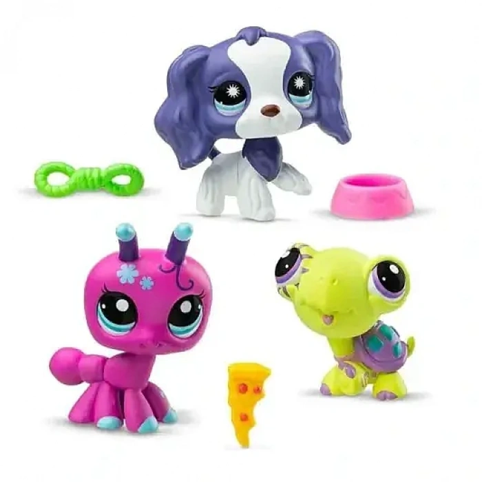 Littlest Pet Shop Minişler 3 Lü Figür Seti