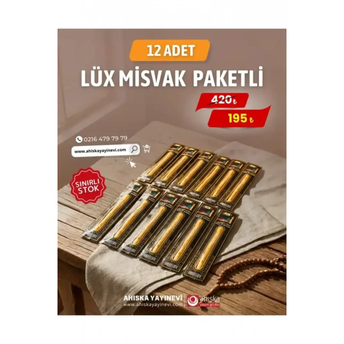 Lüks Misvak Paketli 12Li Paket