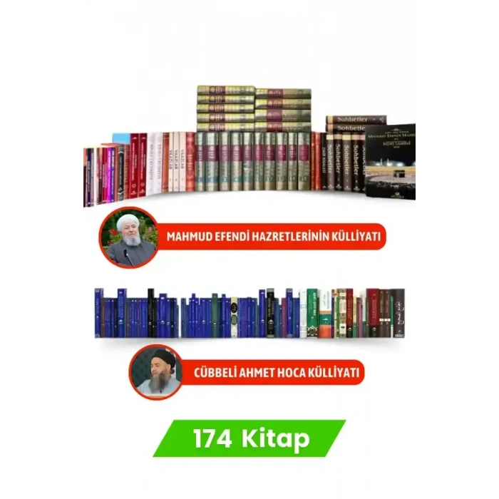 Mahmud Efendi Hazretleri Özel Baskı ve Cübbeli Ahmet Hoca 174  Kitap Tek Külliyat